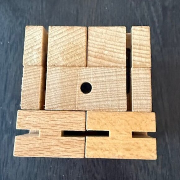 Areawear Cubebot David Weeks Studio Wooden Robot Puzzle Brainteaser (Small) - Picture 5 of 11